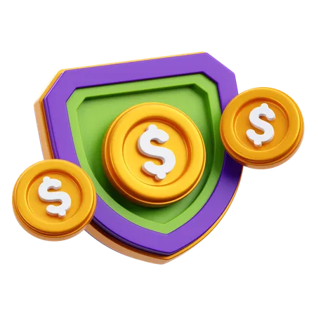 Assurance financière  3D Icon