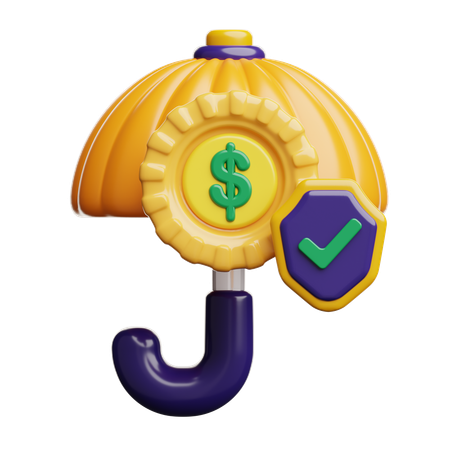 Assurance financière  3D Icon