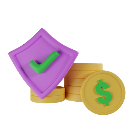 Assurance financière  3D Icon