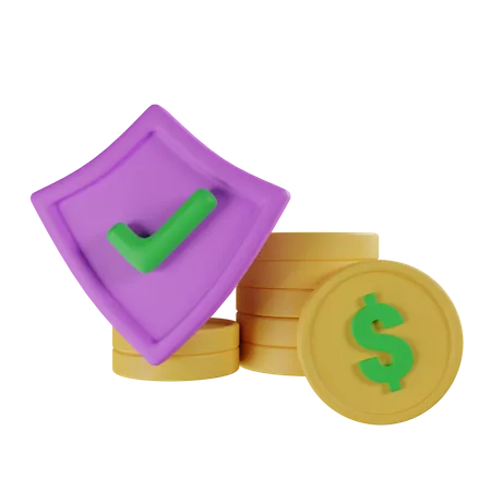 Assurance financière  3D Icon