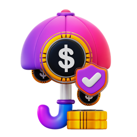 Assurance financière  3D Icon