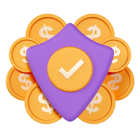 Assurance financière  3D Icon