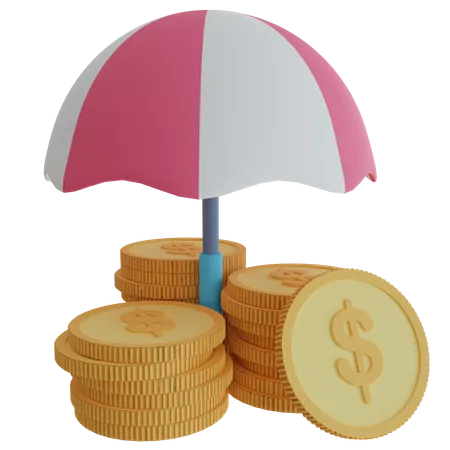 Assurance financière  3D Icon