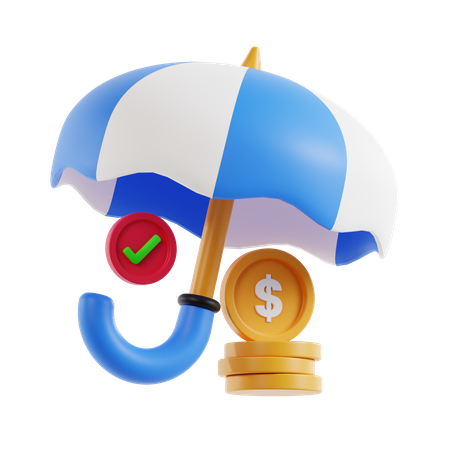 Assurance financière  3D Icon