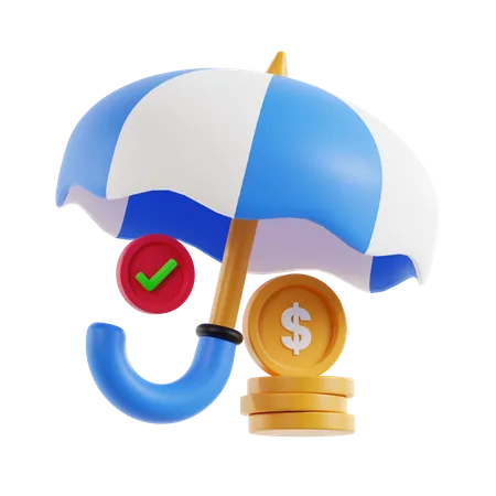 Assurance financière  3D Icon