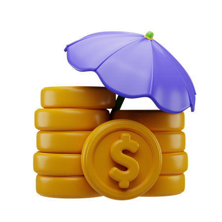 Assurance financière  3D Icon