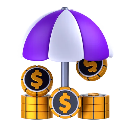 Assurance financière  3D Icon