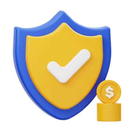 Garantie d'assurance  3D Icon