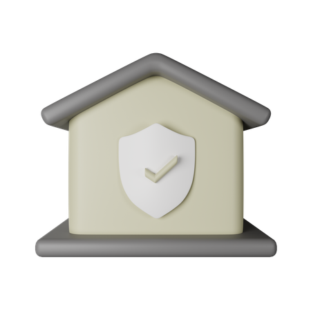 Assurance habitation  3D Icon