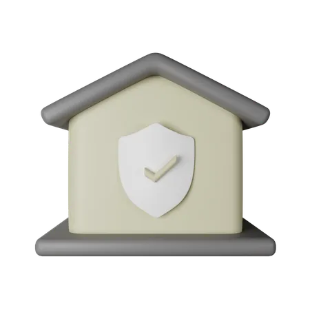 Assurance habitation  3D Icon