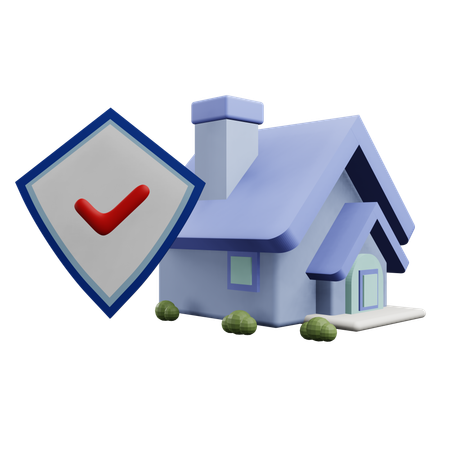 Assurance habitation  3D Icon