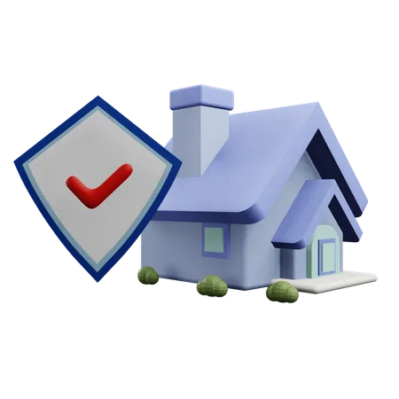 Assurance habitation  3D Icon