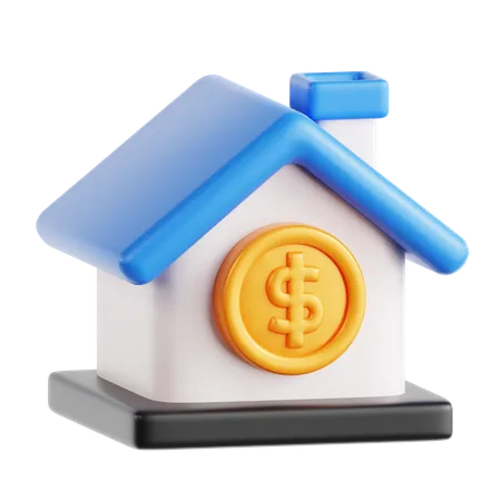 Assurance habitation  3D Icon