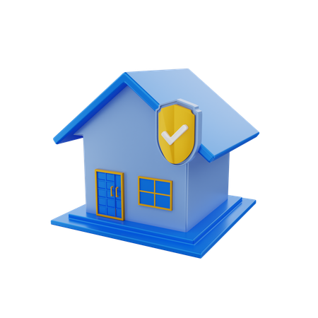 Assurance habitation  3D Icon