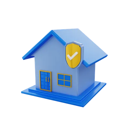 Assurance habitation  3D Icon