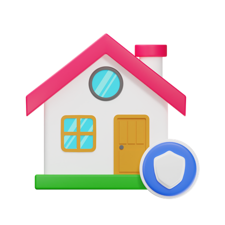 Assurance habitation  3D Icon