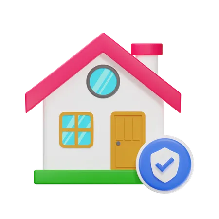 Assurance habitation  3D Icon