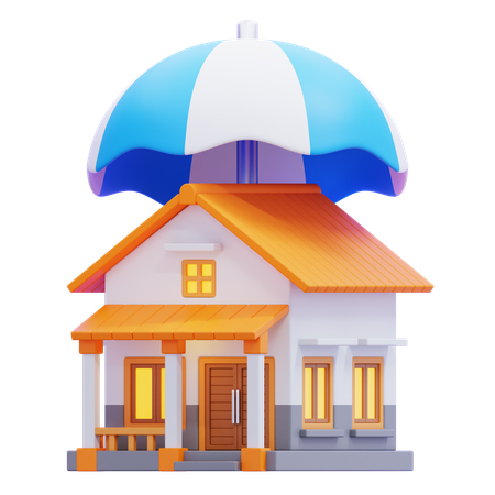 Assurance habitation  3D Icon