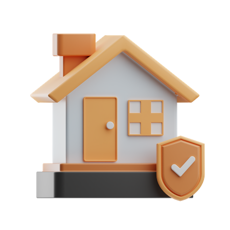 Assurance habitation  3D Icon