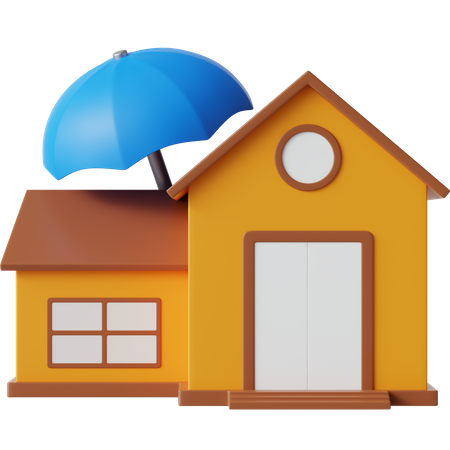 Assurance habitation  3D Icon