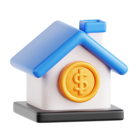 Assurance habitation  3D Icon