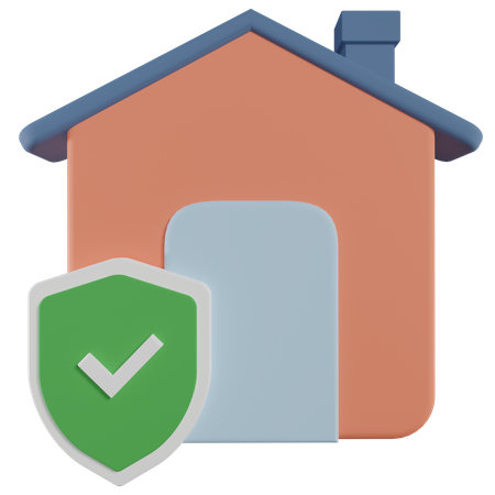 Assurance habitation  3D Icon