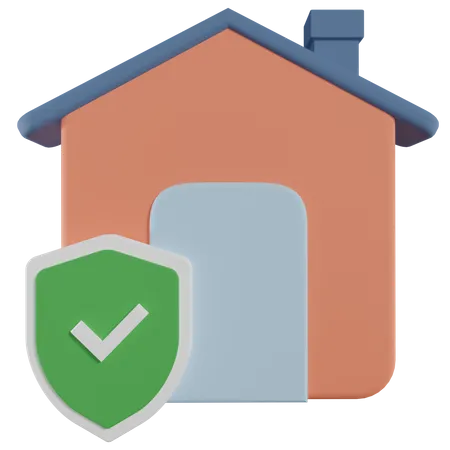 Assurance habitation  3D Icon