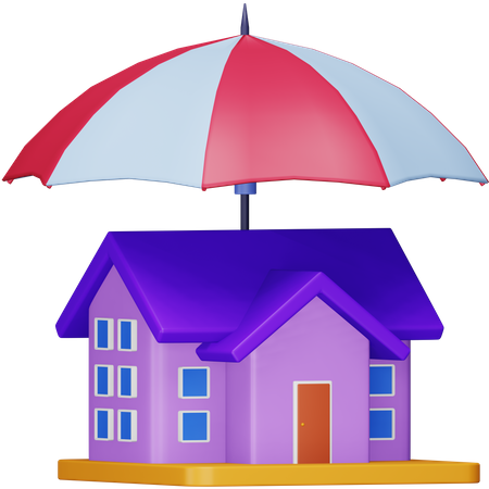 Assurance habitation  3D Icon