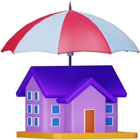 Assurance habitation  3D Icon