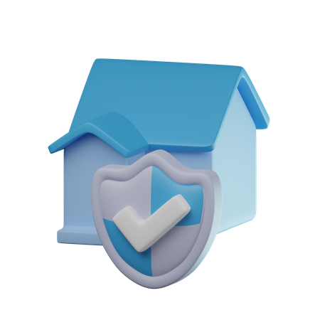 Assurance habitation  3D Icon