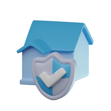 Assurance habitation  3D Icon