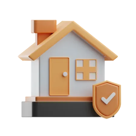 Assurance habitation  3D Icon