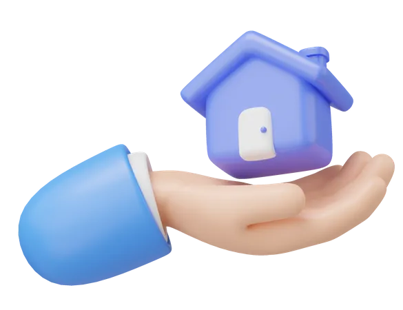 Assurance habitation  3D Icon