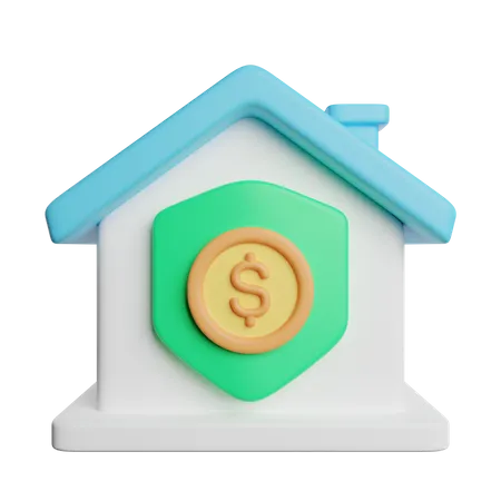 Assurance habitation  3D Icon