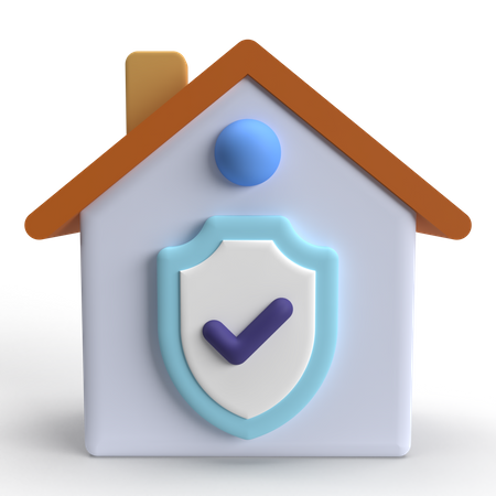 Assurance habitation  3D Icon