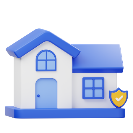 Assurance habitation  3D Icon