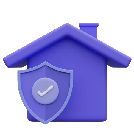 Assurance habitation  3D Icon