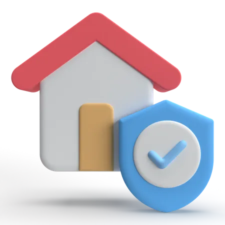 Assurance habitation  3D Icon