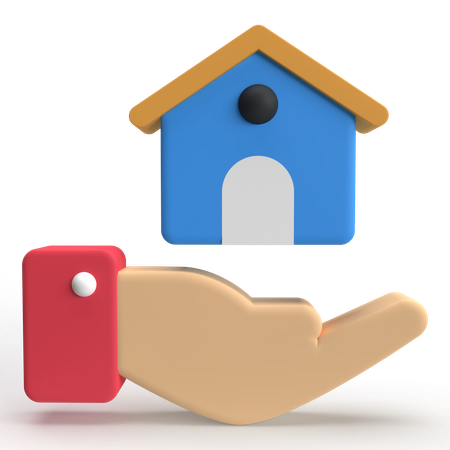 Assurance habitation  3D Icon