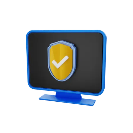 Assurance informatique  3D Icon