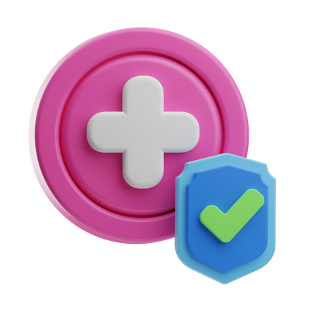 Assurance médicale  3D Icon