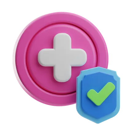 Assurance médicale  3D Icon