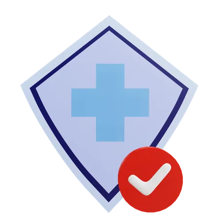 Assurance santé  3D Icon