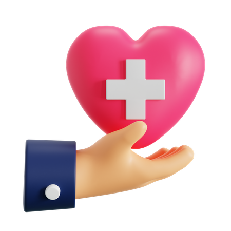 Assurance santé  3D Icon