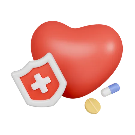 Assurance médicale  3D Icon