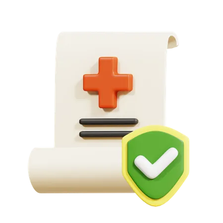 Assurance médicale  3D Icon