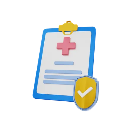 Assurance médicale  3D Icon