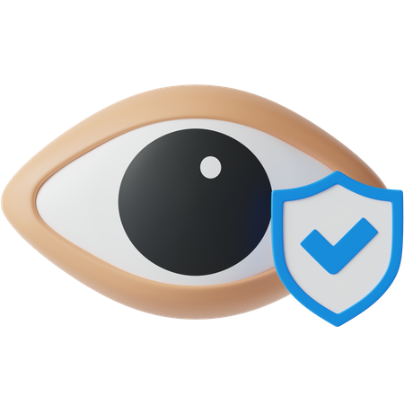 Assurance oculaire  3D Icon