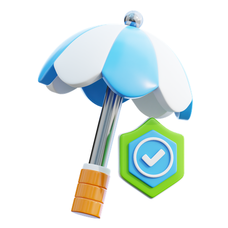 Assurance parapluie  3D Icon