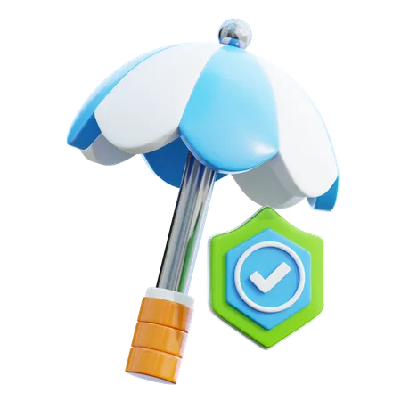 Assurance parapluie  3D Icon